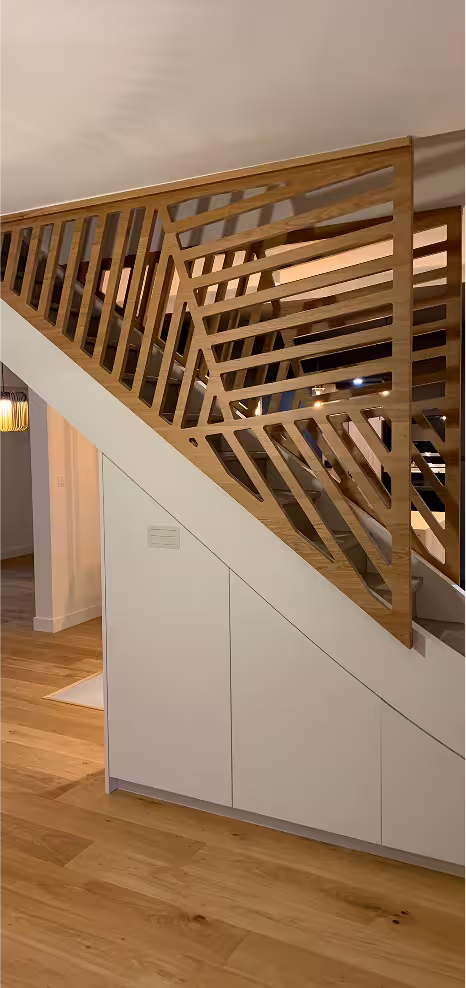 agencement-escalier-bois-moderne agencement d'un escalier en bois moderne